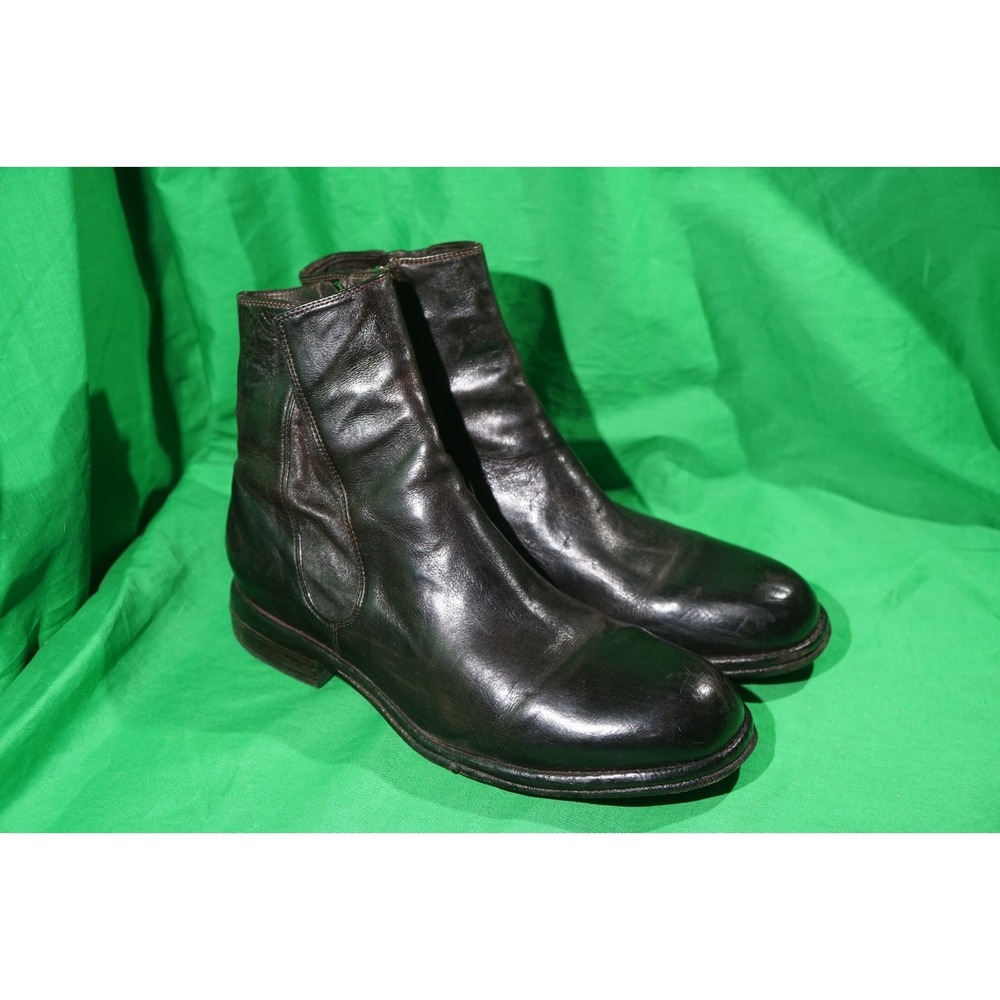 Lemargo Brown Leather Boots Side Zip EU 42 / US Mens 8.5